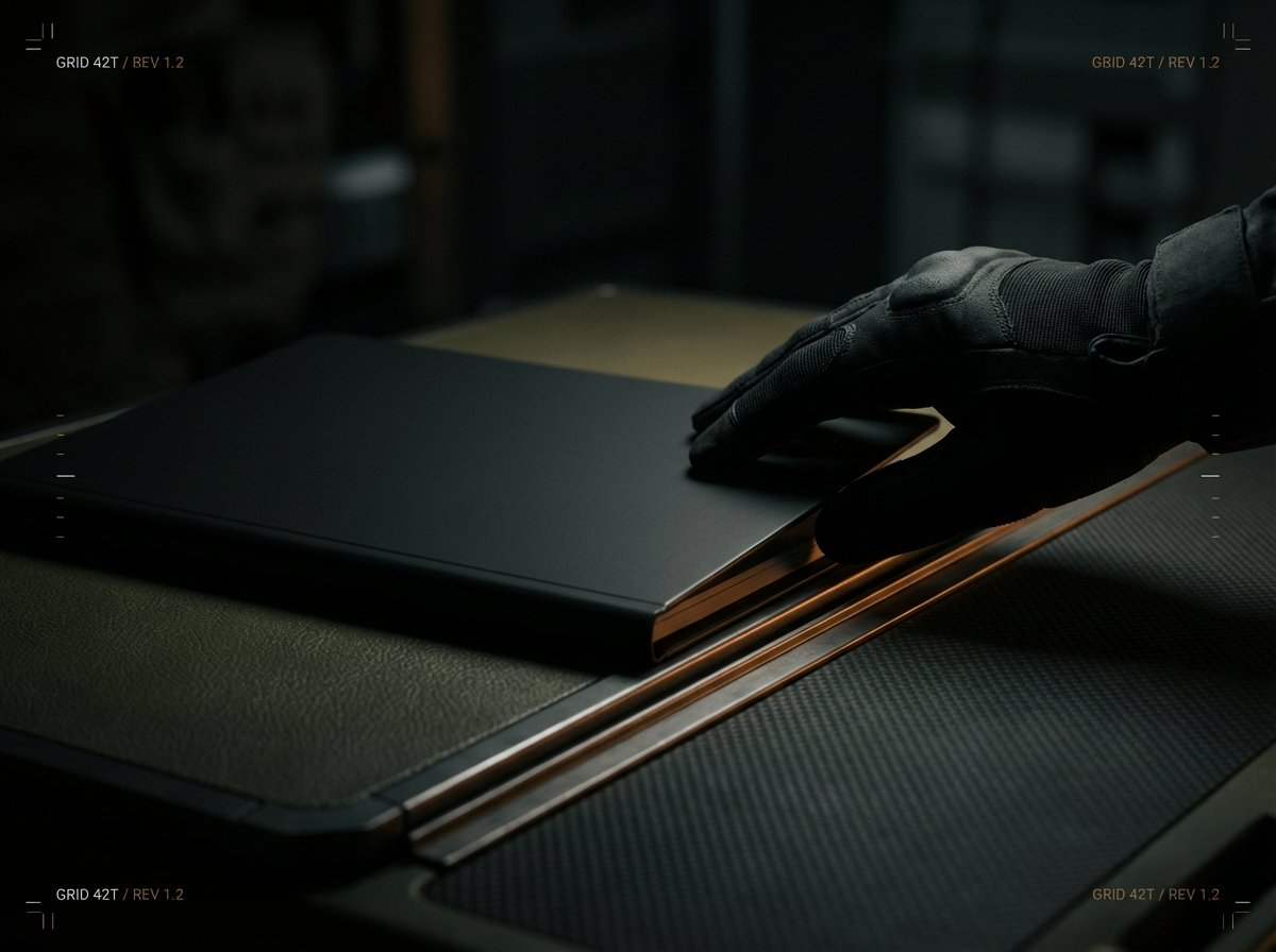 Durindal — man standing alone in glass-walled boardroom at night